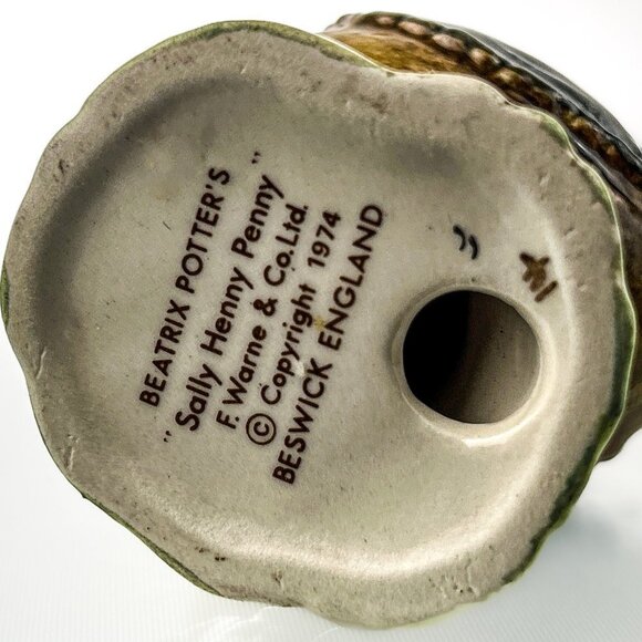 BESWICK Beatrix Potters Porcelain Figurines | Sally Henny Penny | BP3a - Picture 5 of 7